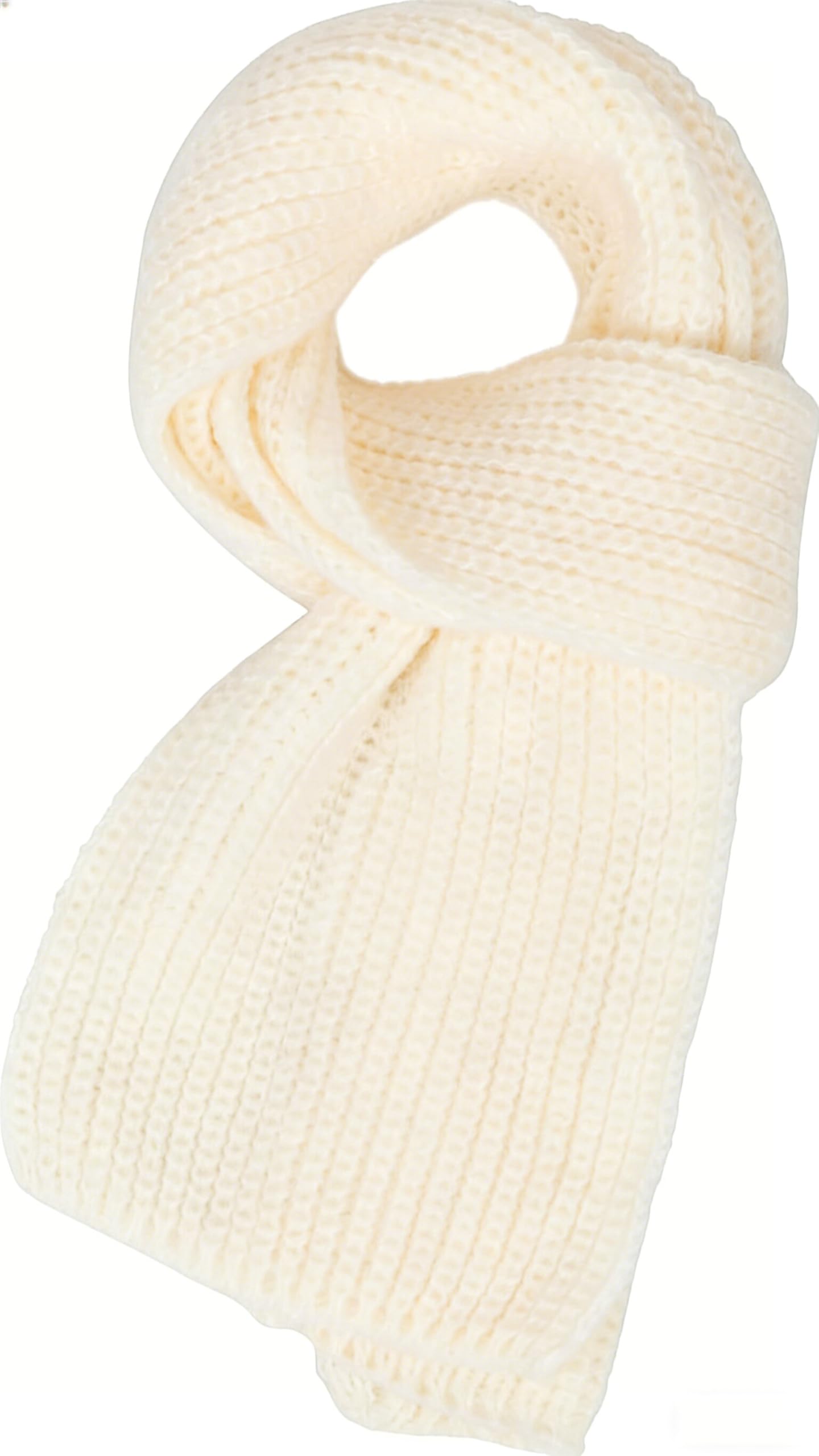 Kids Winter Soft Warmer Knit Scarf Fashion Solid Color Toddler Baby Scarves Neck Warmer for Boys Girls