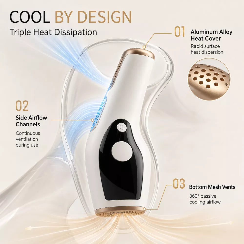 Hair Removal Device for Women and Men, 5 Levels, Auto & Manual Modes.