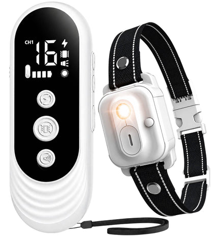 Dog Training Collar with Remote, 3300ft Range Shock Collar for Small, Medium, Large Dogs (8–120 lbs), IPX7 Waterproof, Rechargeable, with Beep, Vibration, Safe Shock & Light Modes