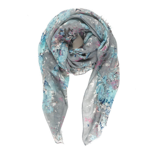 Scarf for Women Lightweight Floral Flower Scarves for Summer Fall Shawl Wrap