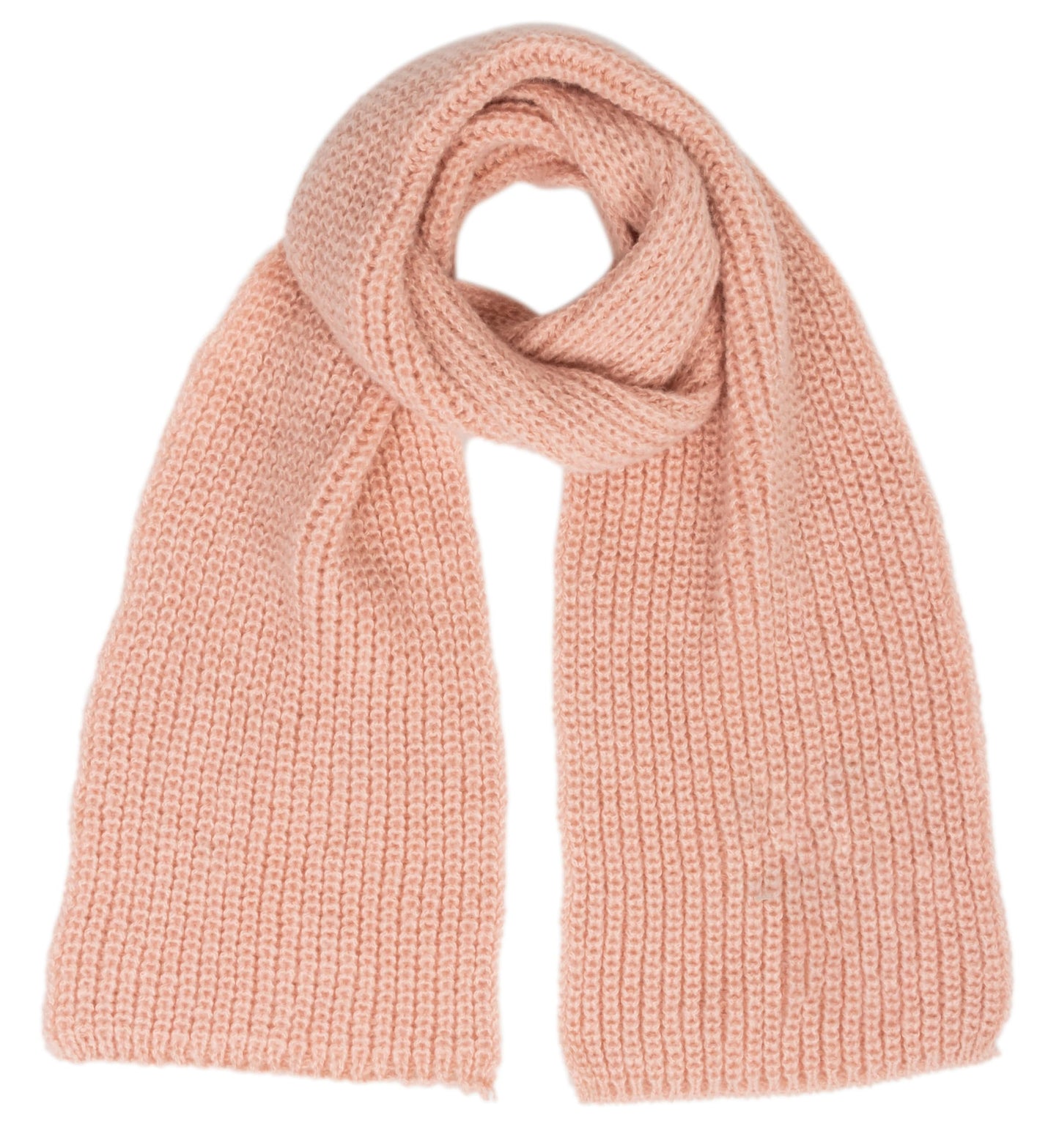 Kids Winter Warm Knit Scarf Soft Stretch Knitted Neck Scarves Fashion Solid Color Scarf for Toddler baby Boys Girls