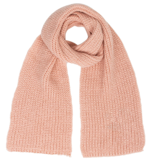 Kids Winter Warm Knit Scarf Soft Stretch Knitted Neck Scarves Fashion Solid Color Scarf for Toddler baby Boys Girls
