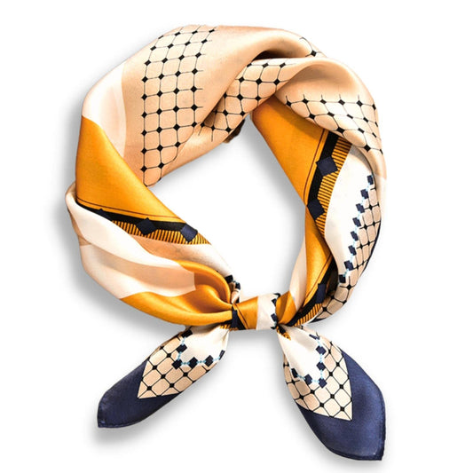 100% Mulberry Silk Neck Scarf 21inx21in Small Square Scarfs for Women Gift Packed