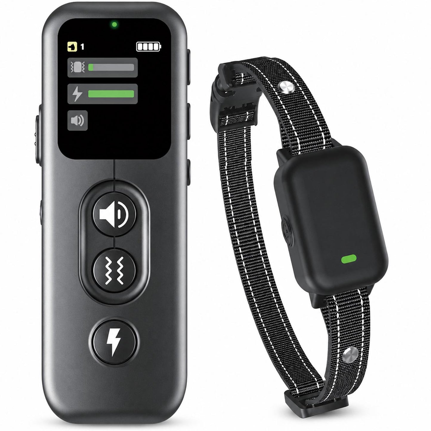 CICPAP Shock Collar for Small Dogs 5-30 lbs, Ultra-Compact Dog Training Collar with Remote, IP67 Waterproof Rechargeable E-Collar with 3 Modes, Safety Lock, 1600 ft Range