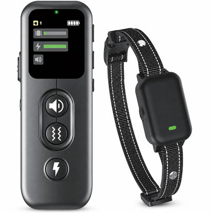 CICPAP Shock Collar for Small Dogs 5-30 lbs, Ultra-Compact Dog Training Collar with Remote, IP67 Waterproof Rechargeable E-Collar with 3 Modes, Safety Lock, 1600 ft Range
