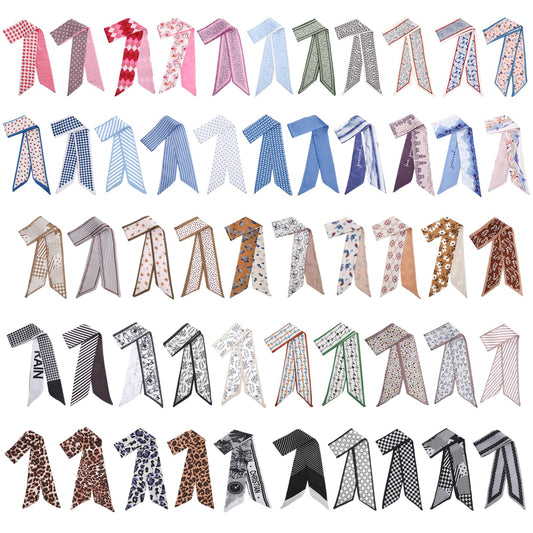 Fashion Scarves for Women Multifunctional Purse Scarf Boho Neck Scarves for Headband Bag Belt Hair Accessories