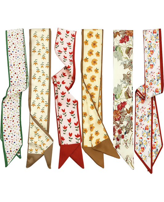 Purse Scarf Handbags For Women Skinny Hair Neck Accessories Scarves With Bag Scarfs Handle Fashion Lightweight