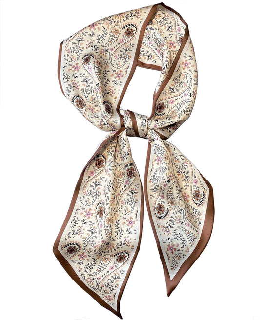 59¡± Long Silk Like Head Scarf Women's Fashion Square Neck Satin Scarfs for Bag Hair Scarves Gift 59 * 5.9¡±