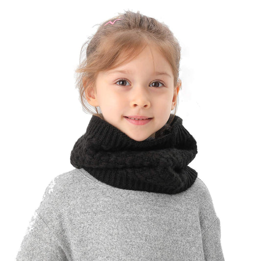 Kids Winter Scarf,Polar Fleece Neck Warmer for Boys & Girls,Soft Thermal Infinity Scarf for Cold Weather Outdoor