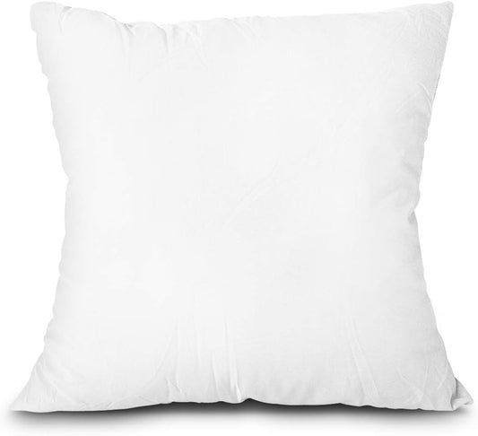 Throw Pillow Insert, Lightweight Soft Polyester Down Alternative Decorative Pillow, Sham Stuffer, Machine Washable.