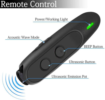 Dog Barking Deterrent Devices Rechargeable Ultrasonic Dog Bark Deterrent 3 Frequency No Bark Control Devices 16.4 ft Range with Dog Whistles