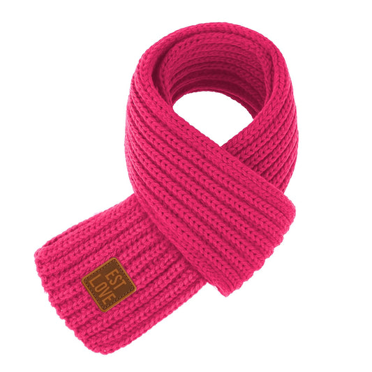 Warm Kids Winter Knit Scarves Soft Knitted Neck Warmer Scarf Warm Scarves Wrap for Boys Girls