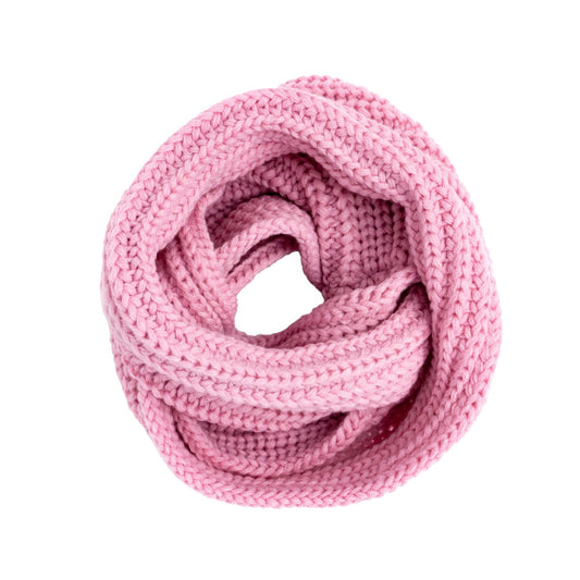 Kids Chunky Knitted Infinity Scarf/Neck-Warmer