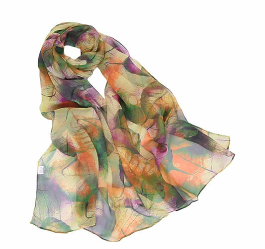 Scarfs for Women Lightweight Scarves Elegant Floral Pattern Sheer Scarfs Shawls Wraps