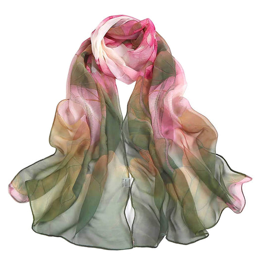 Scarfs for Women Lightweight Fashion Scarves Print Floral Pattern Scarf Shawl Wraps
