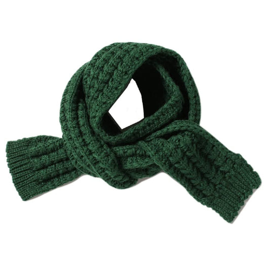 Kids Knitted Scarf Winter Fashion Solid Color Toddler Baby Warm Scarves Wrap Neck Warmer for Girls Boys