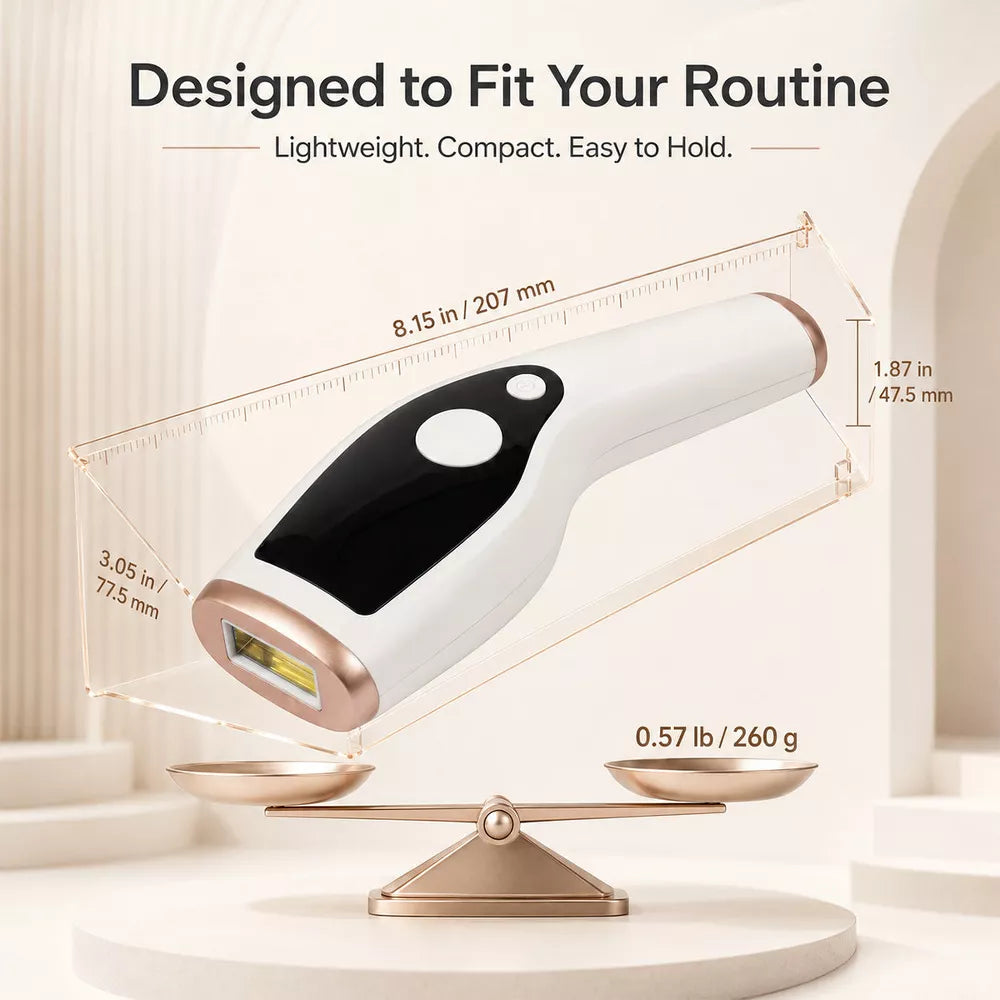 Hair Removal Device for Women and Men, 5 Levels, Auto & Manual Modes.