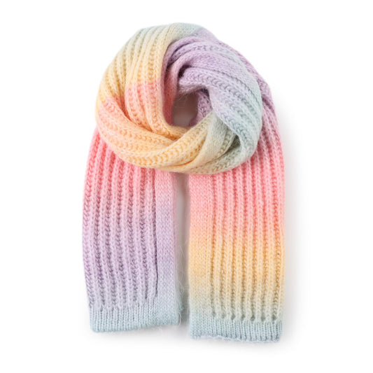 Kids Scarf Soft Warm Knit Neck Warmer Winter Classic Scarf for Boys Girls