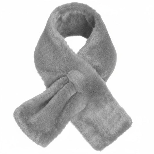Kids Scarf for Girls Boy Rainbow Toddler Winter Scarf Neck Warmer Gradient Cross Tie Fluffy Collar for Valentines Gifts