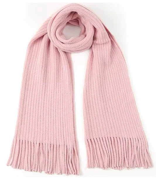 Kids Scarf for Girls Winter Warm Knit Toddler Baby Scarves Neck Warmer Tassel Scarf for Boys Girls