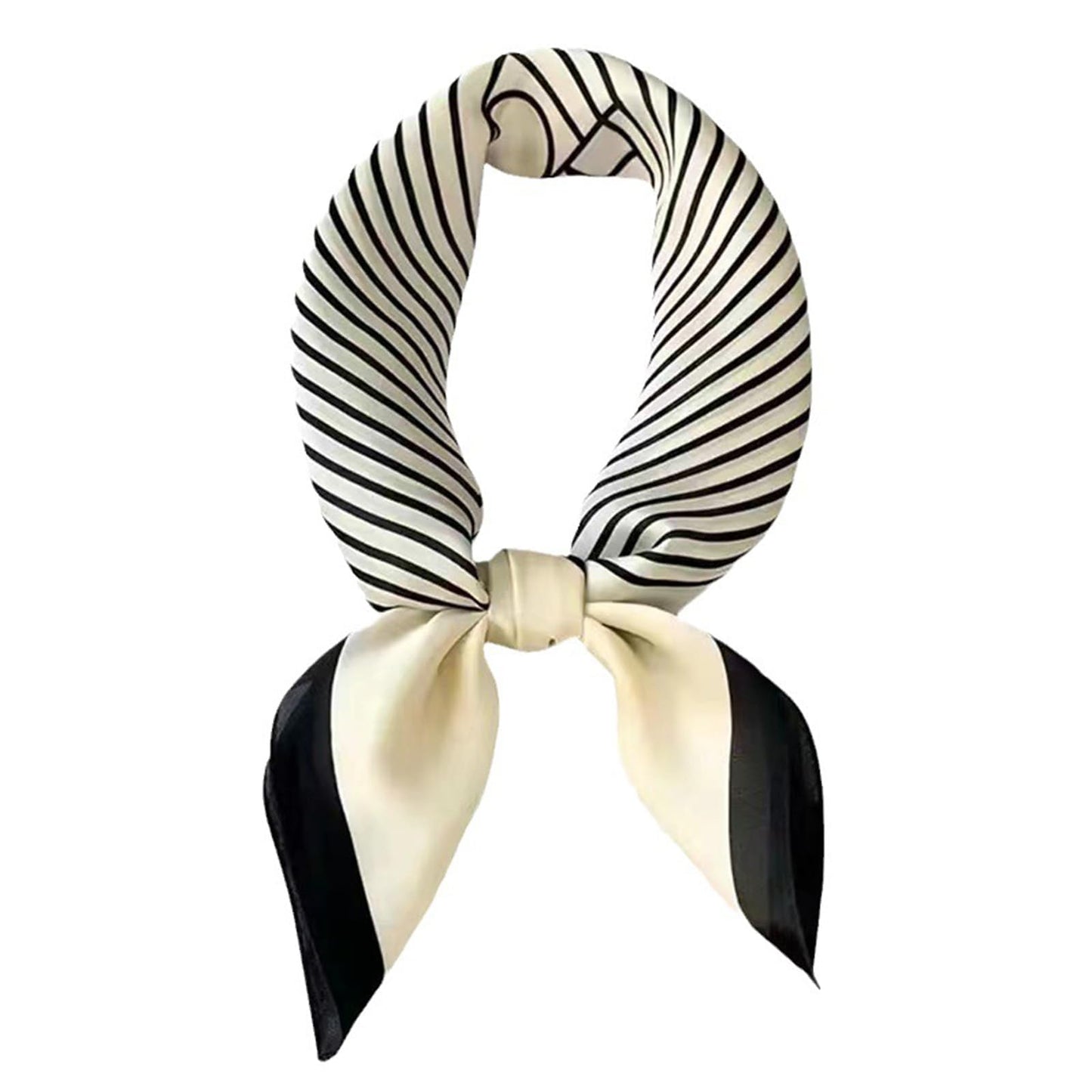 27.5 Inch Silk Feeling Scarf for Women Square Satin Head Scarf Hair Wrap Bandana