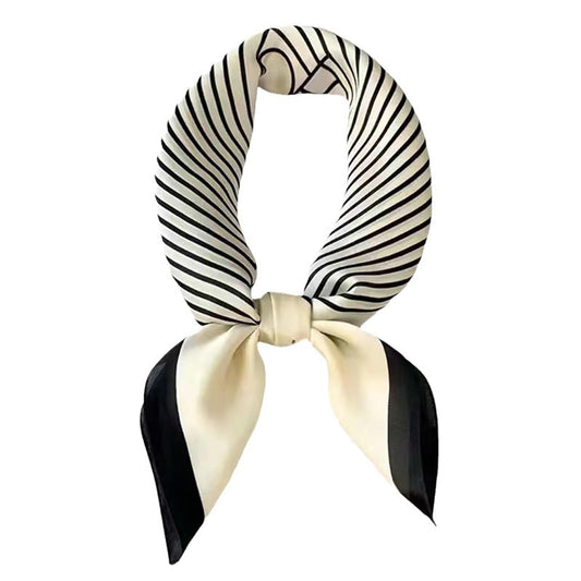 27.5 Inch Silk Feeling Scarf for Women Square Satin Head Scarf Hair Wrap Bandana
